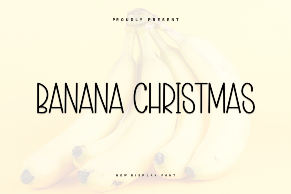 Banana Christmas: A Minimal Font with Maximum Impact