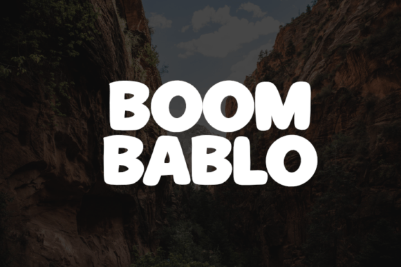 Boom Bablo: A Versatile Typeface for Real-World Design Needs