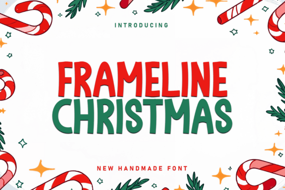 Christmas Frameline: A Festive Font for Joyful Designs