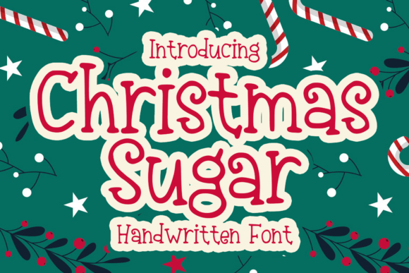 Christmas Sugar: A Playful Typeface for Creative Expression