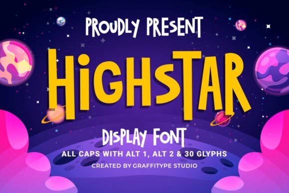 High Star: Command Attention with Bold Typography