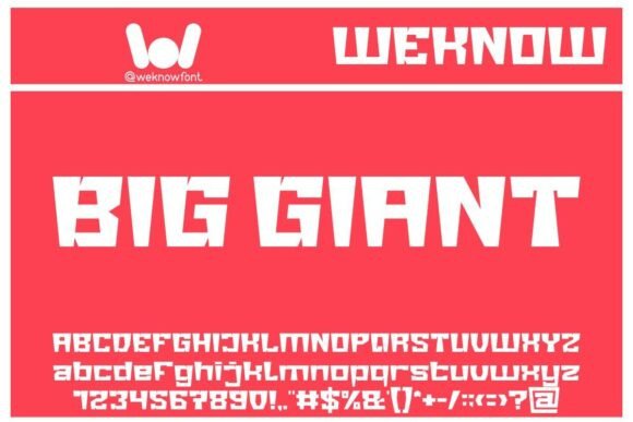 Introducing Big Giant: The Bold, Playful Font That Transforms Design Projects