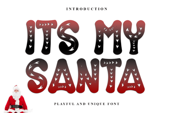 Its My Santa: A Festive Typeface for Holiday Design Projects