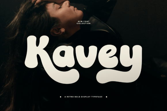 Kavey Font: A Retro Display Typeface with Modern Flair