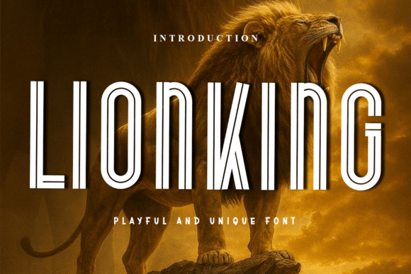 Lionking: A Festive Typeface That Brings Holiday Cheer to Your Designs