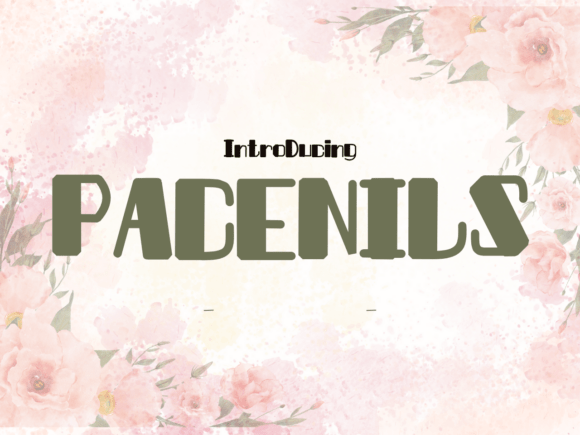 Pacenils: A Sweet and Friendly Font for Creative Designers