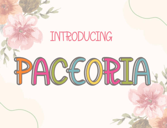 Paceoria: A Playful Font for Creative Expression