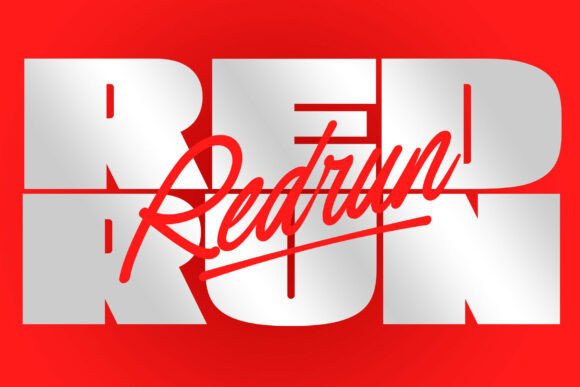 Redrun: A Strategic Font Duo for Modern Design and Brand Communication