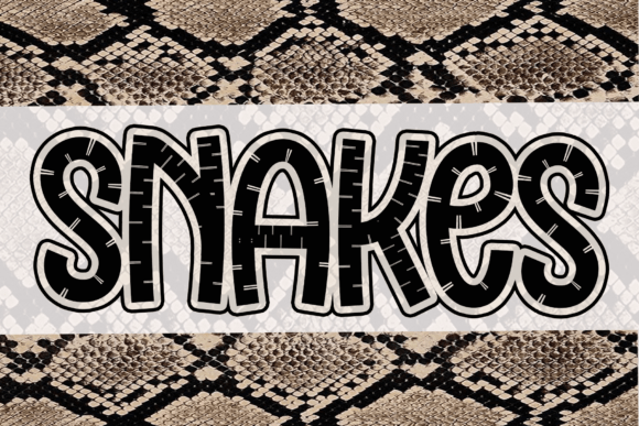 Snakes: A Playful Font for Everyday Creativity