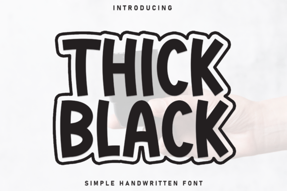 Thick Black: A Strategic Choice for Bold Visual Communication