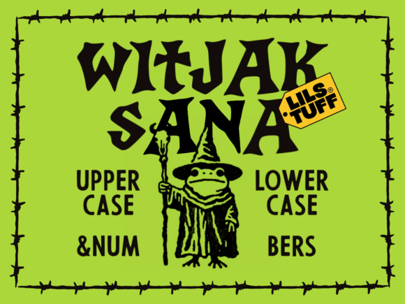Witjaksana: A Bold Font for Rebellious Creativity