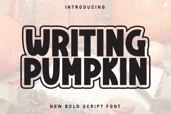 Writing Pumpkin: A Whimsical Font for Charmed Designs