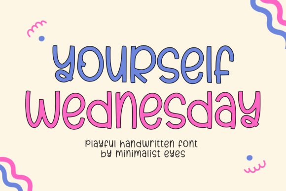 Yourself Wednesday: A Cozy Handwritten Font for Festive Designs