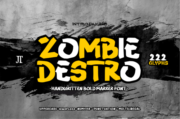Zombie Destro: The Bold Typeface That Commands Attention